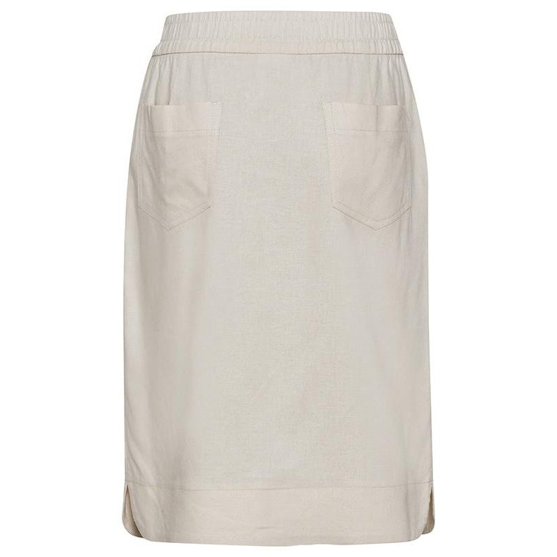 Women's Linen Blend Pull-On Skirt