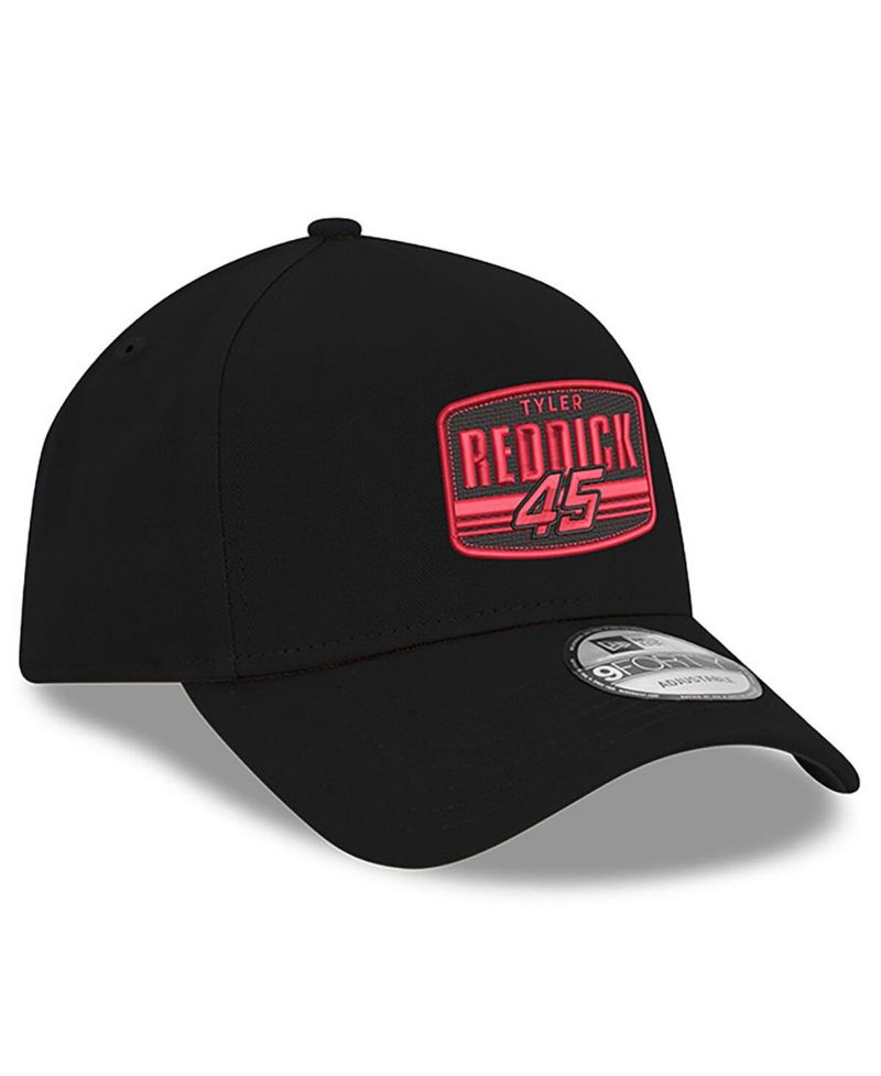 Men's Black Tyler Reddick 9FORTY A-Frame Patch Adjustable Hat