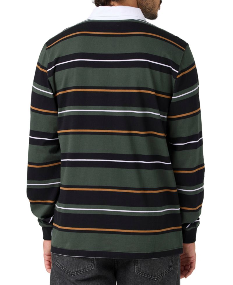 Men's Tickets Long-Sleeve Stripe Rugby Shirt