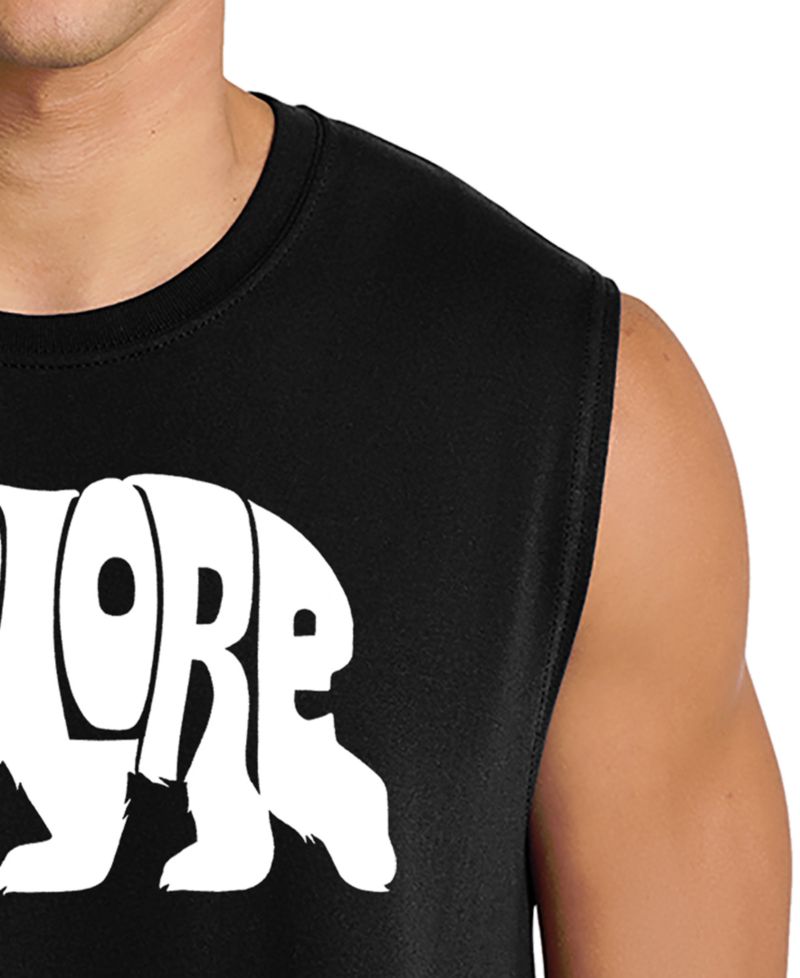 Men's Explore Bear Graphic Silhouette Tank Top