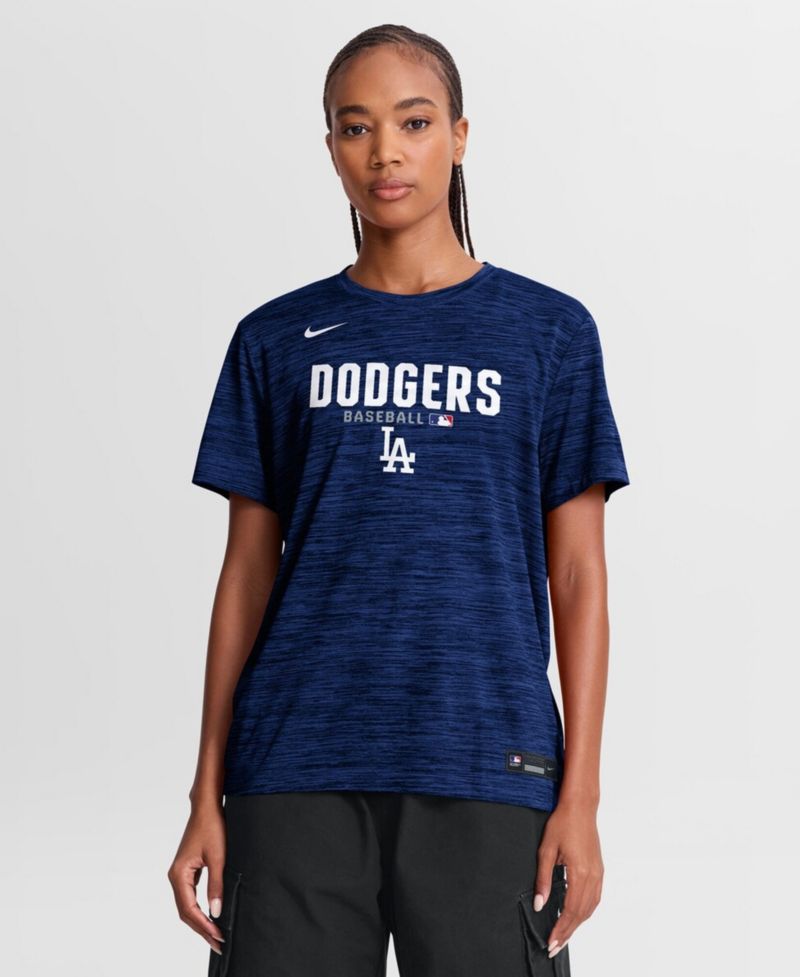 Women's Royal Los Angeles Dodgers Authentic Collection Velocity Dri-FIT T-Shirt