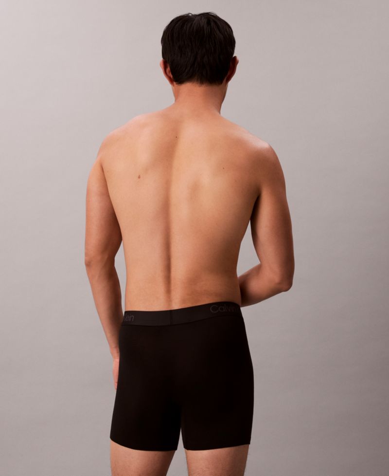 Men's Ultra Soft Modal Boxer Briefs Underwear, 3-Pack