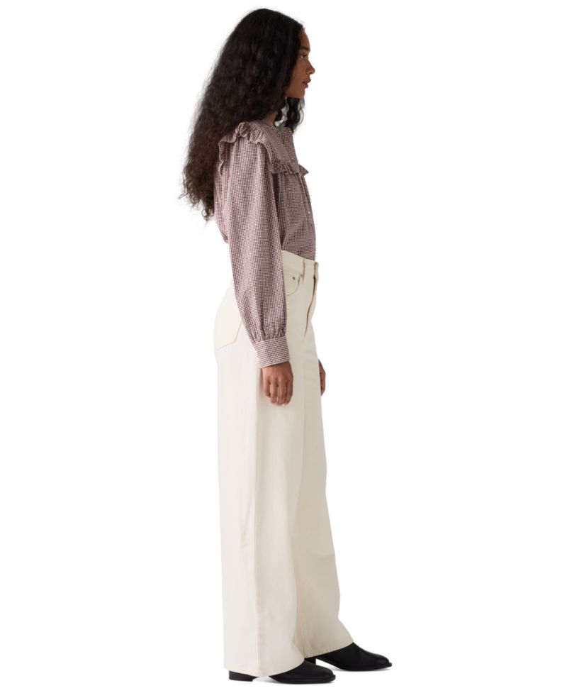 Women's Cinch-Waist Lightweight Baggy Jeans