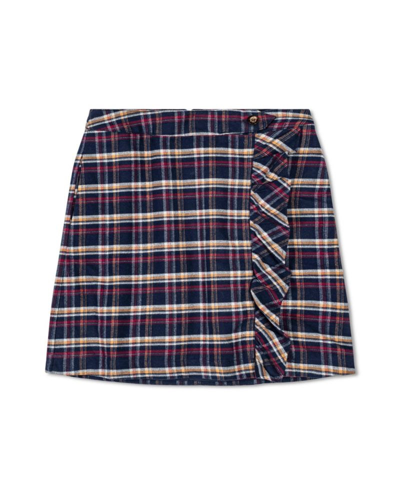 Women's Hope and Henry Flannel Ruffle Skirt