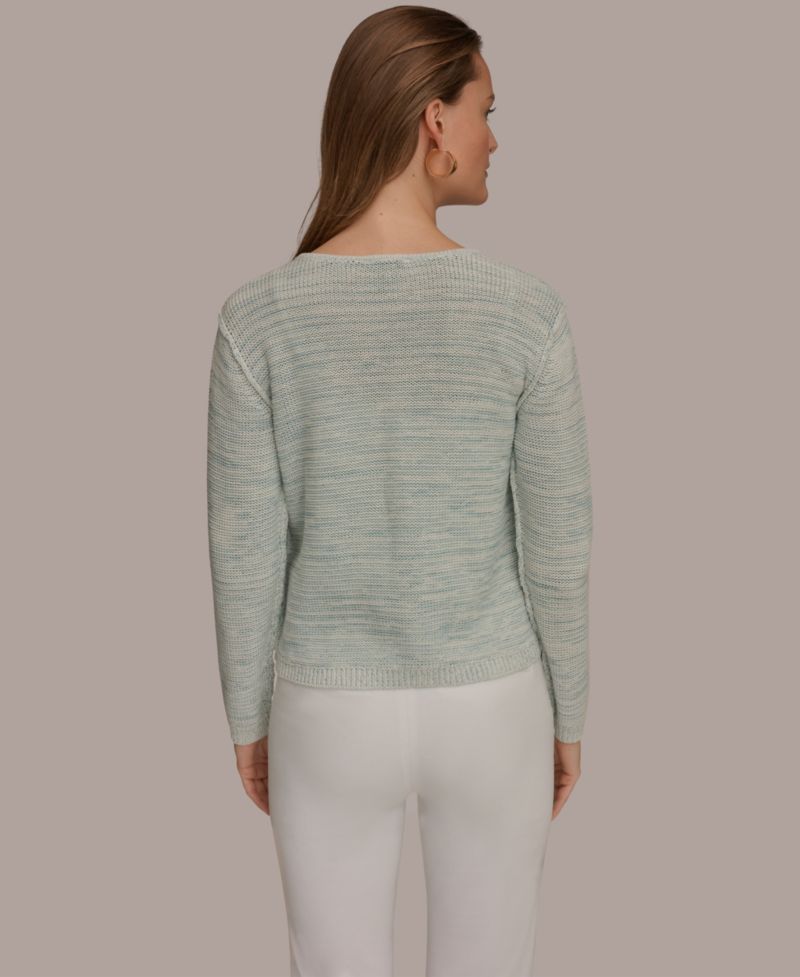 Women's V-Neck Tie-Front Cardigan