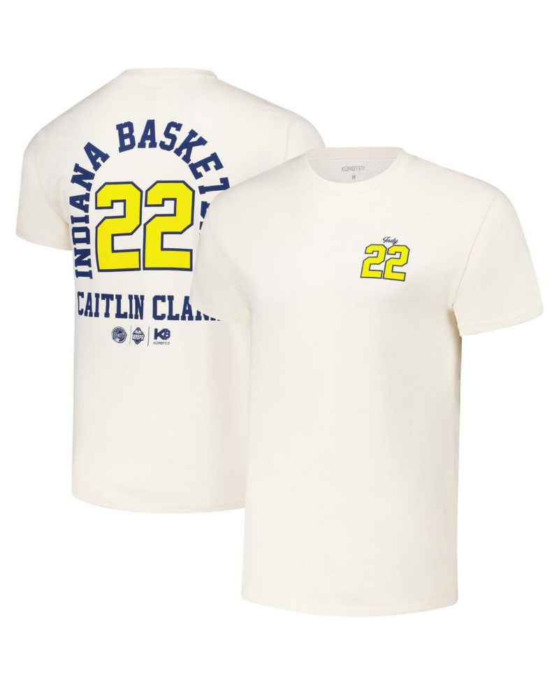 Men's and Women's Caitlin Clark Cream Indiana Fever Player ID Arch T-Shirt