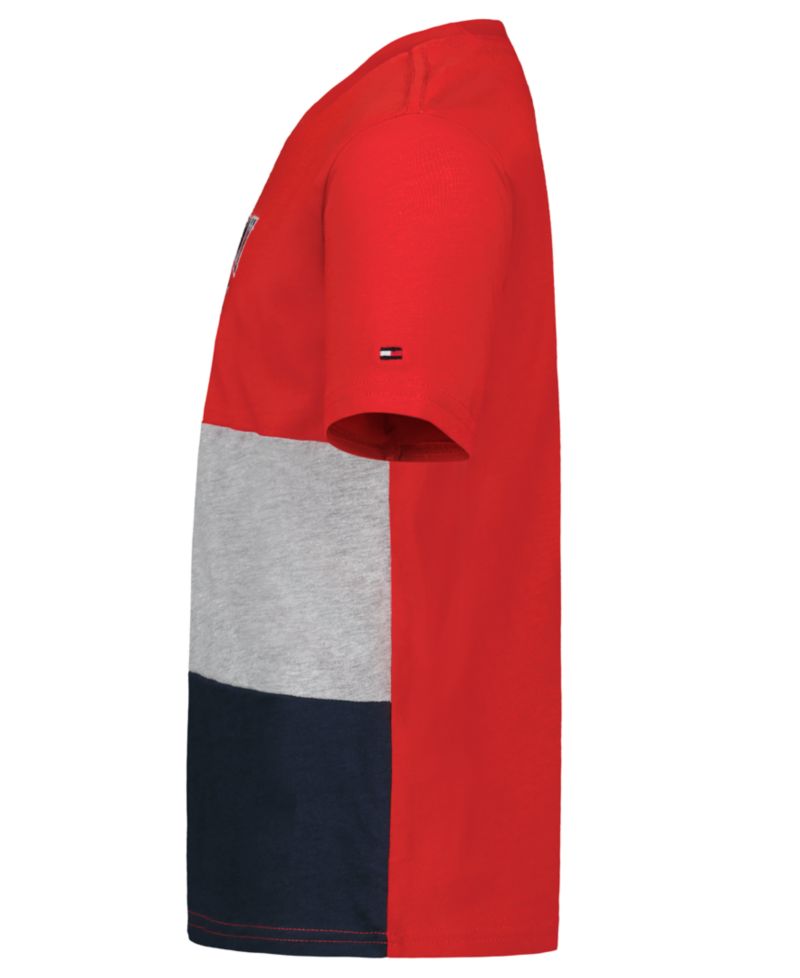 Boys' 2T-7 Mascot Color-Blocked Short-Sleeve T-Shirt