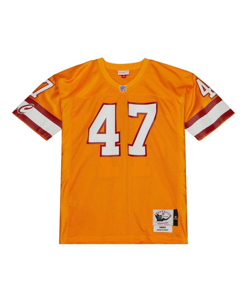 Men's John Lynch Orange Tampa Bay Buccaneers 1993 Authentic Jersey