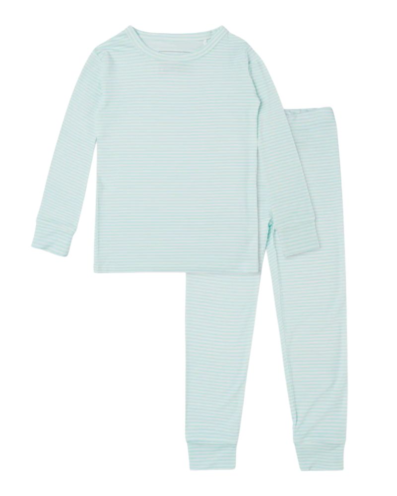 Baby Boys Cloud Stripe Pajama Set