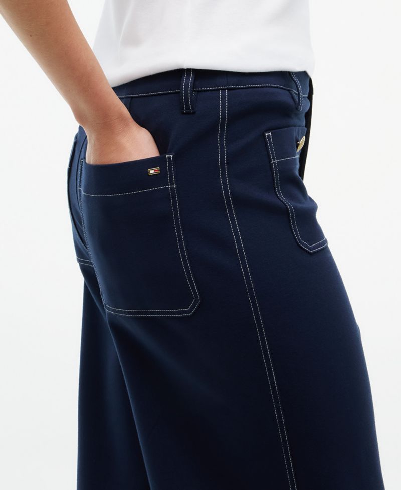 Women's Ponte Top-Stitch Pants