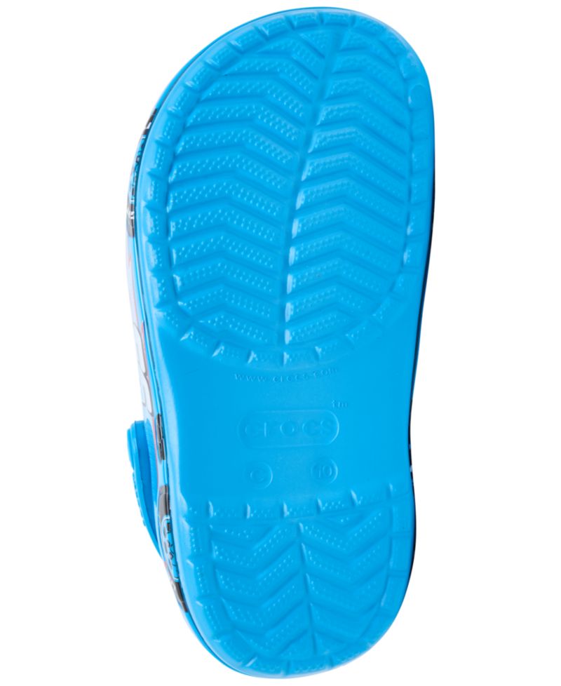 Toddler Boys' Dinoco Lightning McQueen Crocband Customizable with Jibbitz Charms Clogs from Finish Line