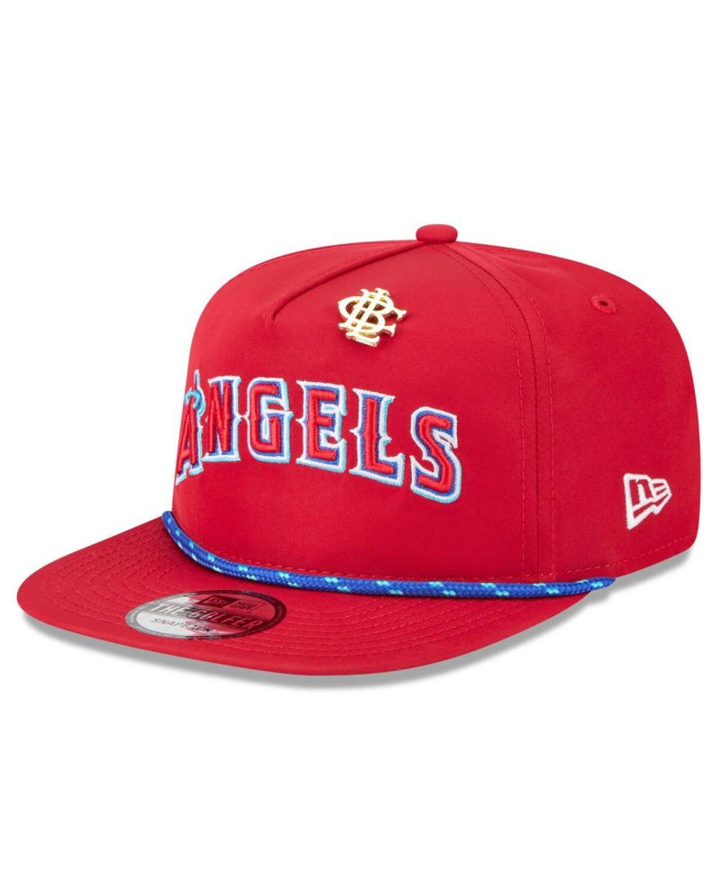Men's Red Los Angeles Angels 2025 Big League Chew Golfer Snapback Hat