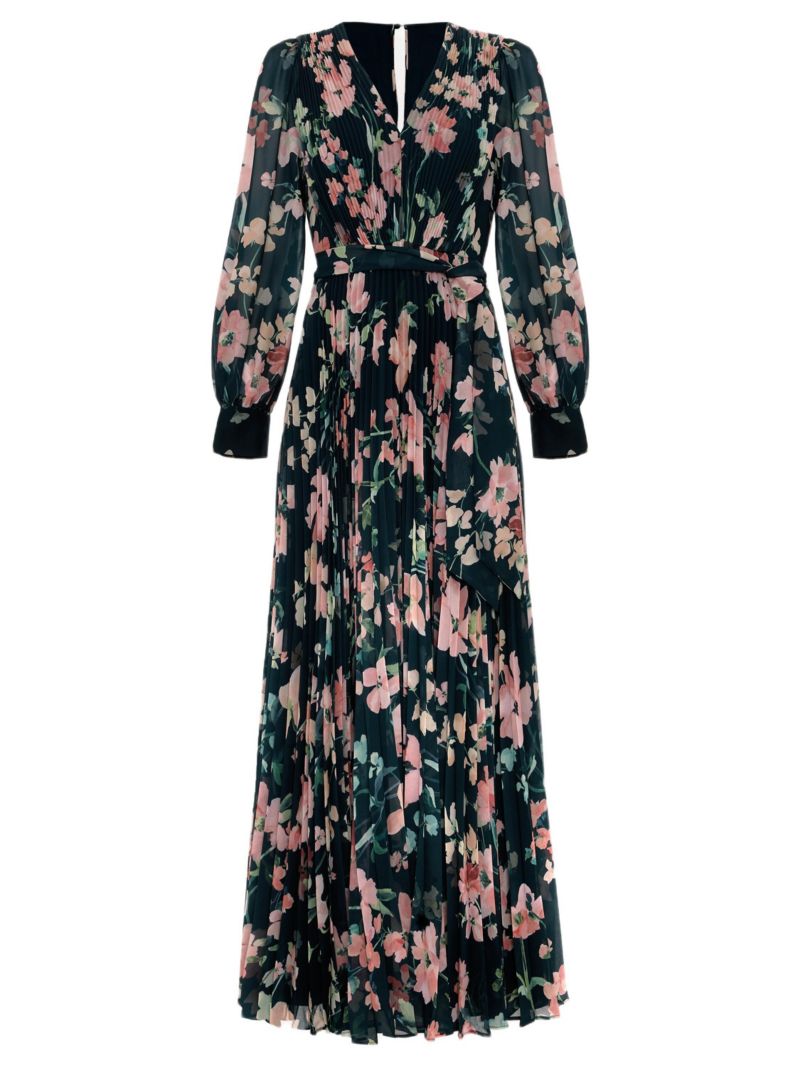 Women's Rosa V-Neck Floral Maxi Dress