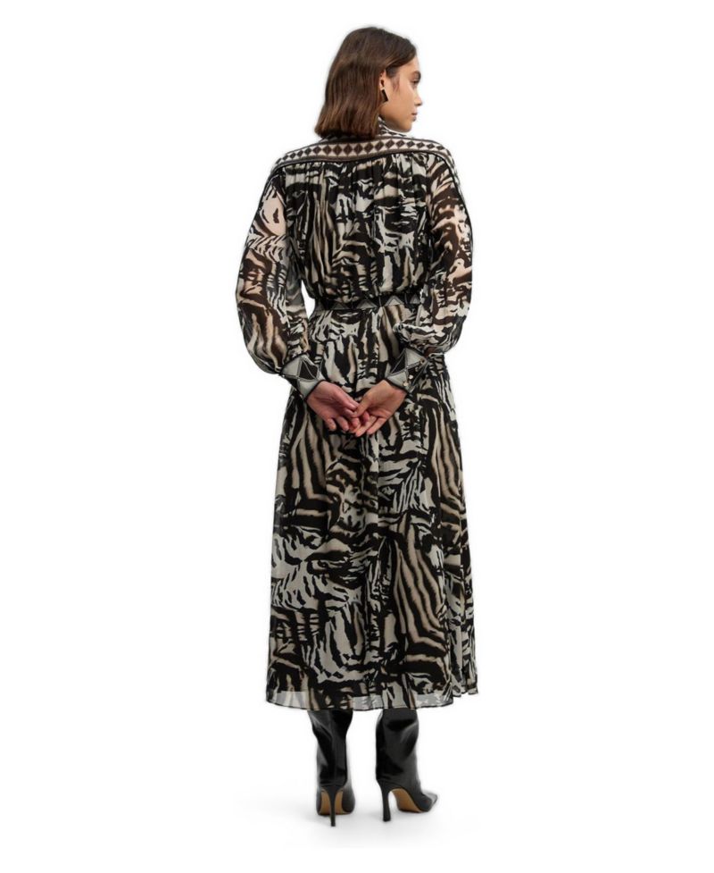 Women's Animal Print Maxi Dress