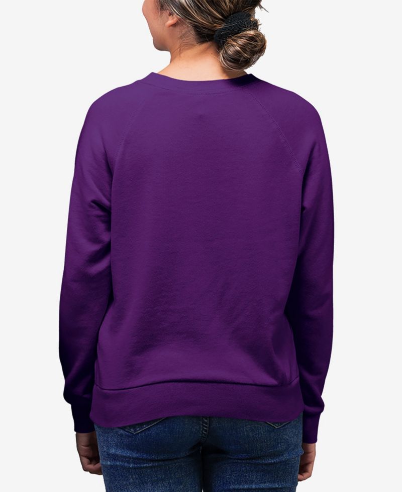 Women's Word Art Paw Heart Crewneck Sweatshirt