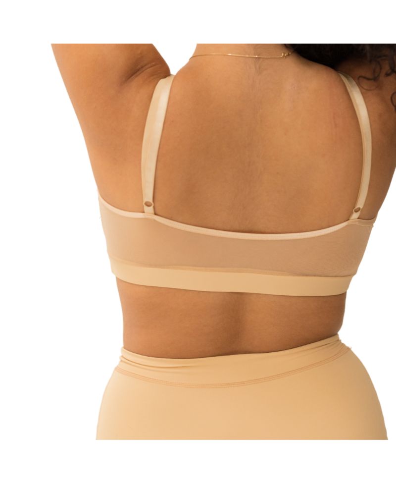Plus Size Nude Shade Wireless Comfort Full Coverage Bralette