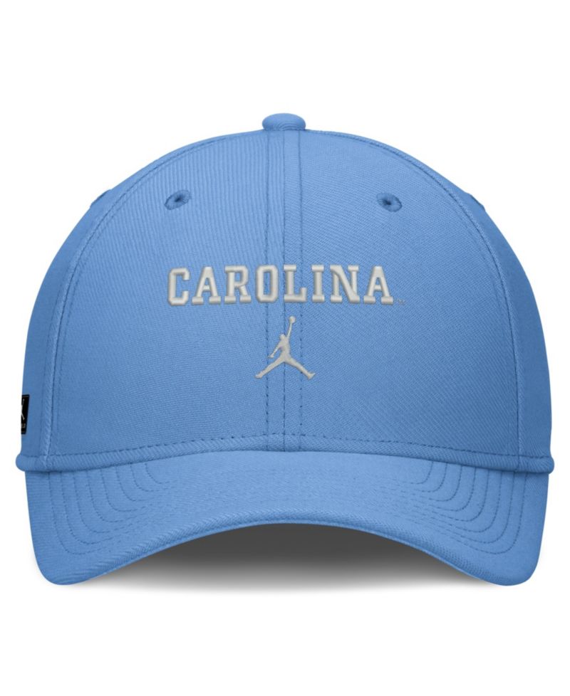 Men's Carolina Blue North Carolina Tar Heels Rise On-Field Swoosh Flex Dri-FIT Flex Hat