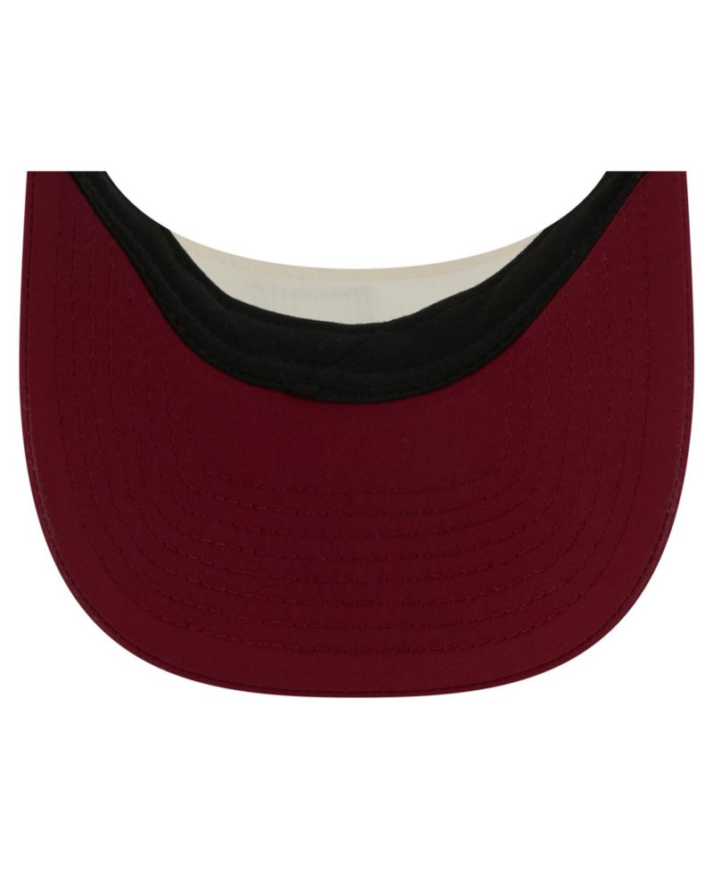Men's Cream/Burgundy Washington Commanders 2026 NFL Training Camp Adjustable Visor Hat