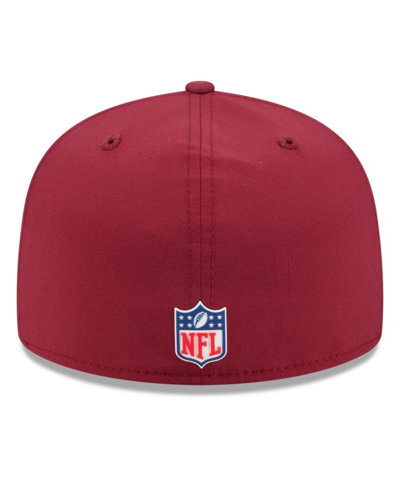 Men's Burgundy Washington Commanders 2025 Sideline 59FIFTY Fitted Hat