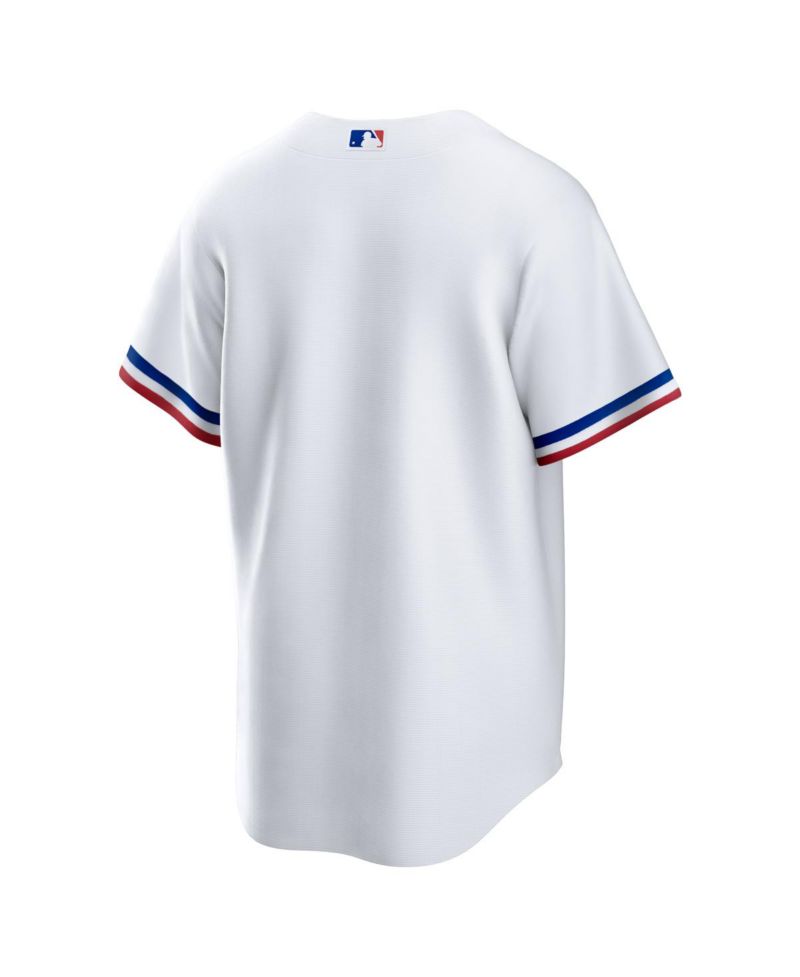 Men's White Texas Rangers Home Big & Tall Replica Jersey