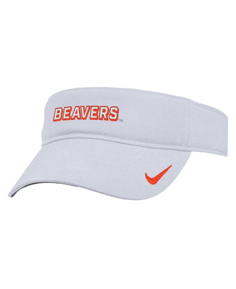 Men's White Oregon State Beavers 2025 On-Field Ace Performance Adjustable Visor Hat