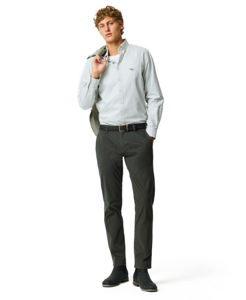 Men's Gunn Oxford Crossing Sport Fit Cotton Shirt