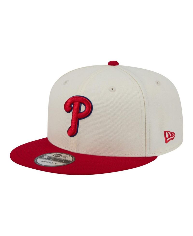 Men's Cream/Red Philadelphia Phillies Localized 9FIFTY Snapback Hat