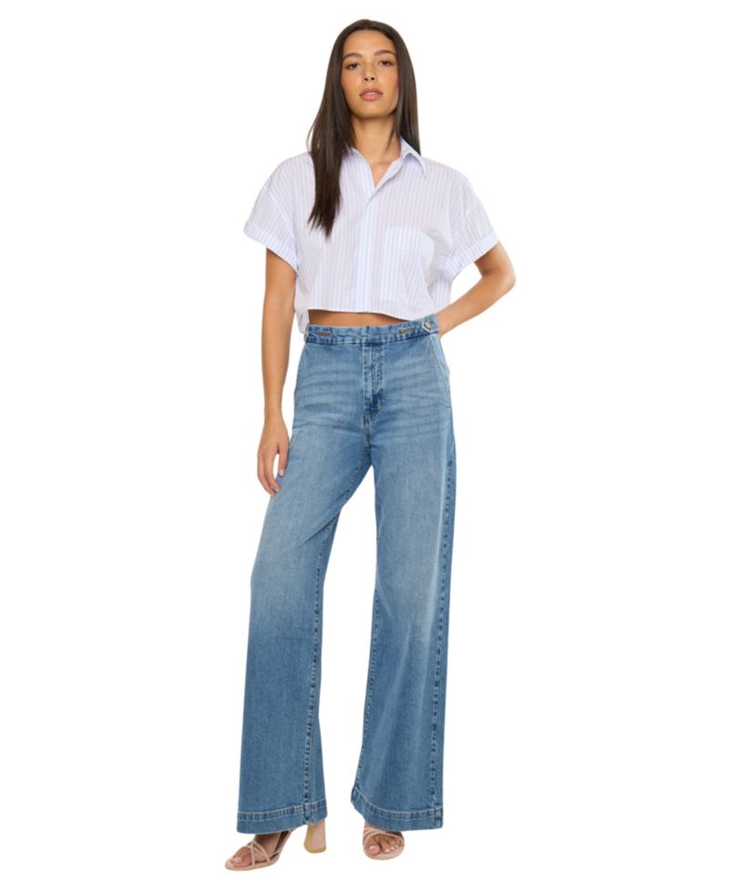 Women's Marnie Ultra High Rise Wide Leg Trouser Jeans