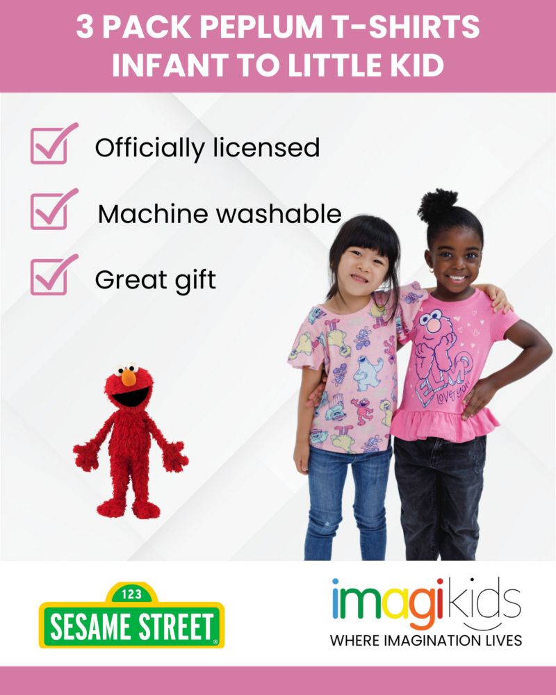 Baby Girls 3 Pack T-Shirts