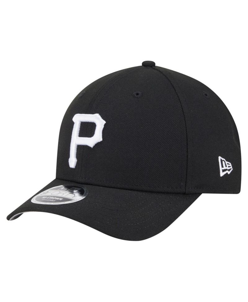 Men's Black Pittsburgh Pirates Player Replica 9FORTY Adjustable Hat