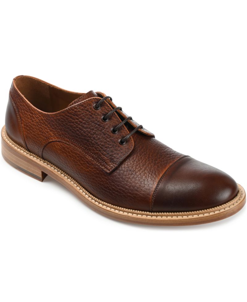 Men's Rome Full-Grain Leather Cap Toe Dress Shoes