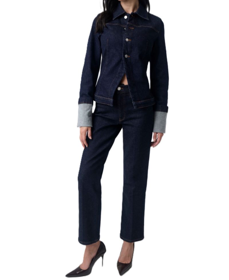 Women's Madeline Cropped Denim Jacket