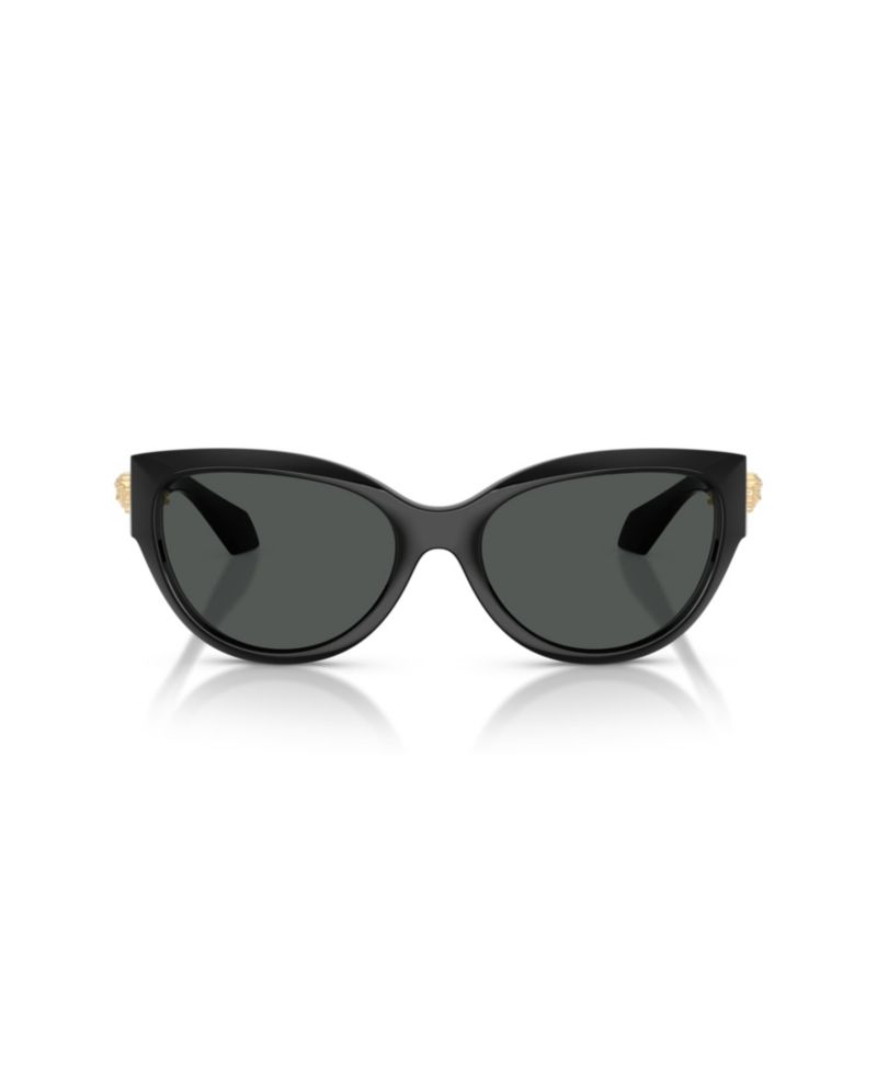 Women's Cat Eye Sunglasses with Gold Medusa Accents VE4524U