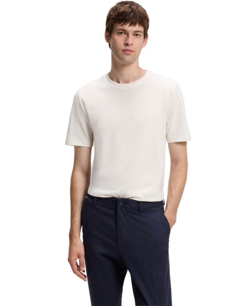 Men's Bubble-Jacquard Structure T-shirt