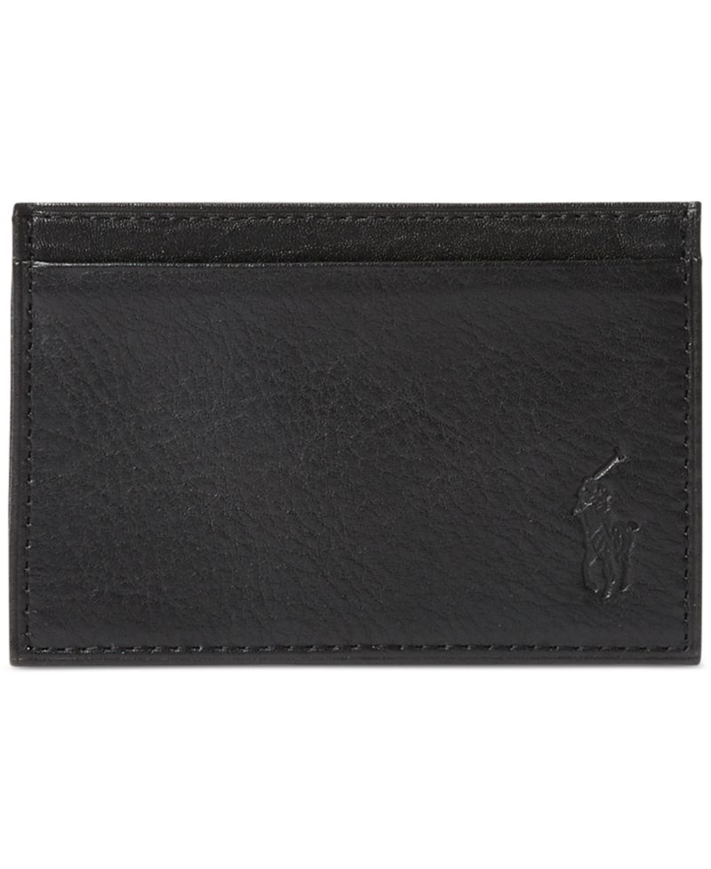 Men's Pebbled Leather Card Case