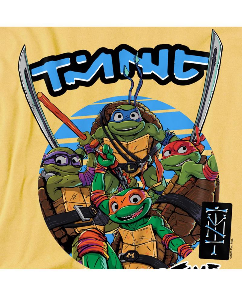 Big & Tall TMNT Mutant Mayhem Sundown Group T-Shirt