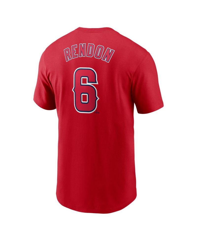 Men's Anthony Rendon Red Los Angeles Angels Fuse Name & Number T-Shirt