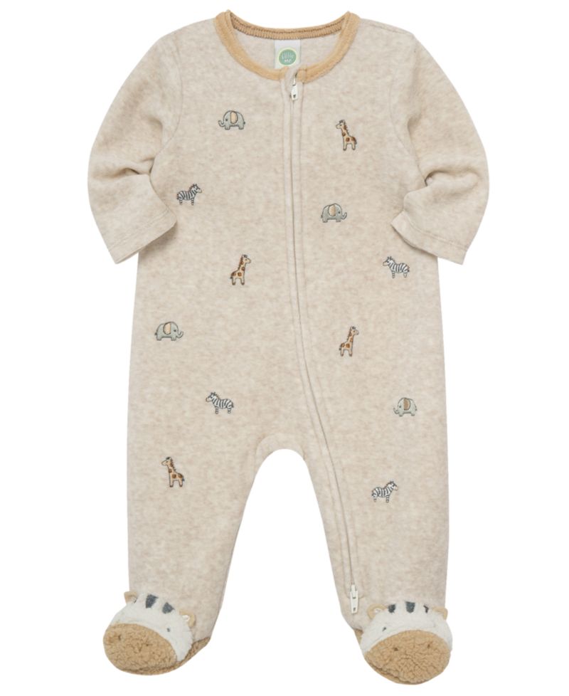 Baby Boys' Safari Footie Coverall