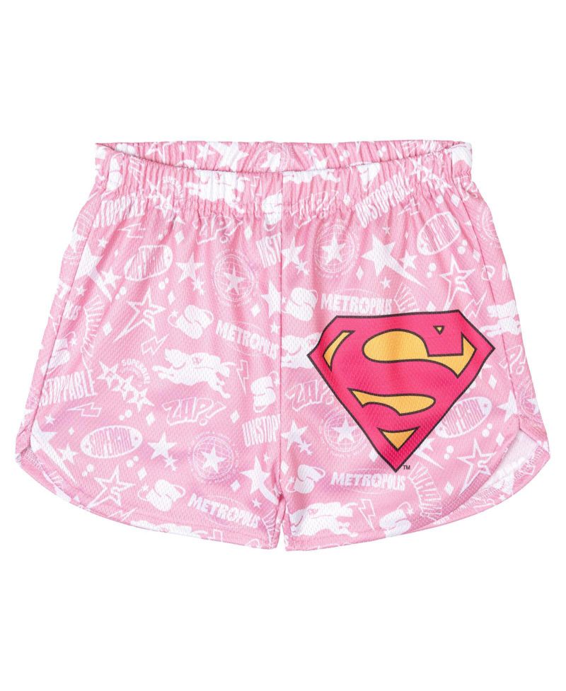 Supergirl Girls (5T- 16T) Athletic Tank Top and Shorts Set