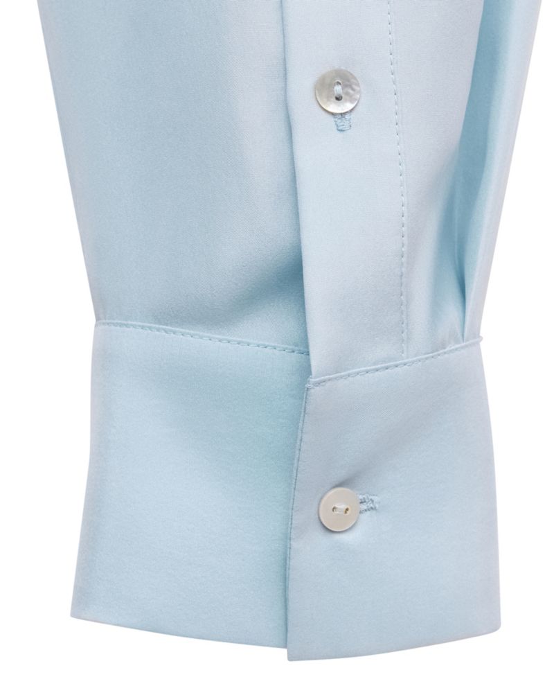 Women's Selection Long-Sleeve Oversized Button-Up Blouse