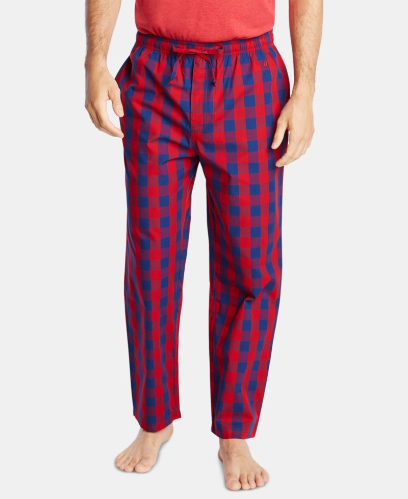 Men's Cotton Plaid Pajama Pants