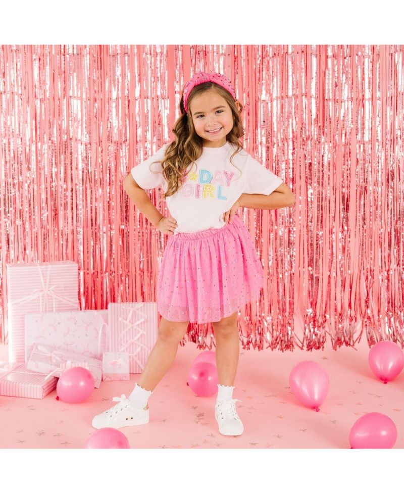 Baby Girls Raspberry Rhinestone Tutu