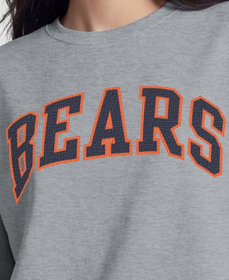 Women's Chicago Bears Crewneck Screen Print Sweatshirt