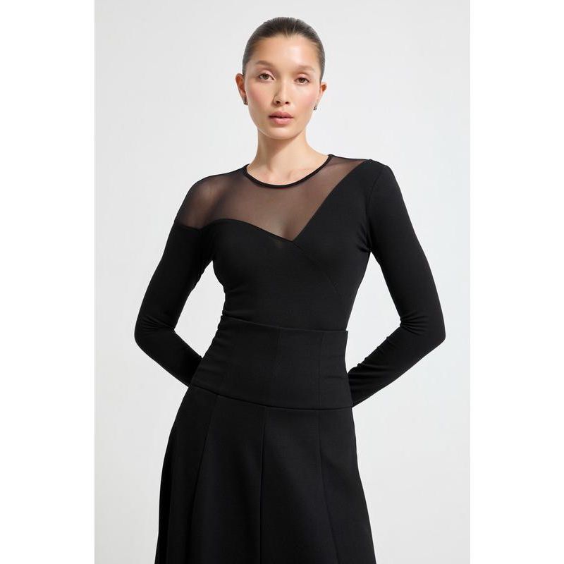 Women's India Wide-Waistband Sculpted Fitted Pencil Skirt