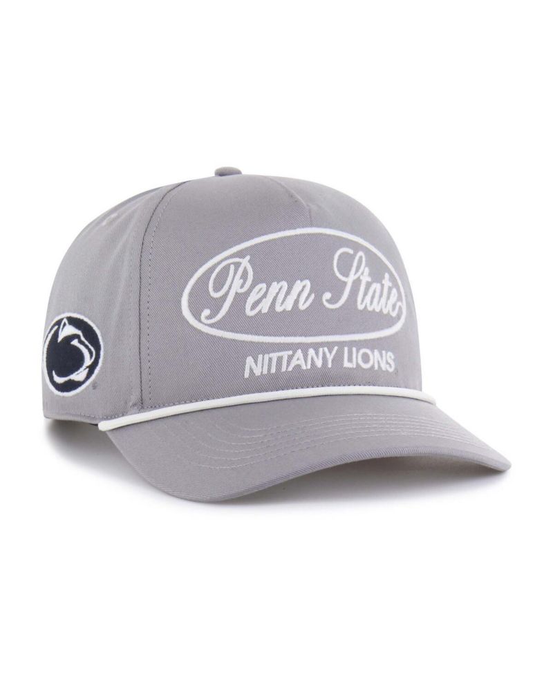 Men's Gray Penn State Nittany Lions Contemporary Basics Foundational Rope Hitch Adjustable Hat