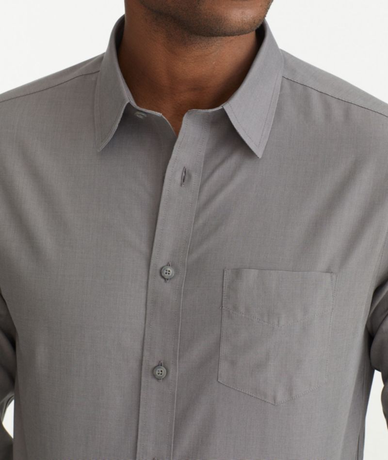 Men's Slim Fit Wrinkle-Free Sangiovese Button Up Shirt