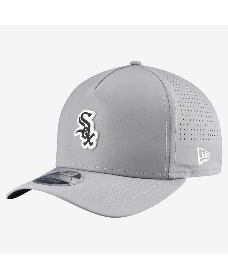 Men's Gray Chicago White Sox Micro Logo 9FORTY M-Crown A-Frame Adjustable Hat