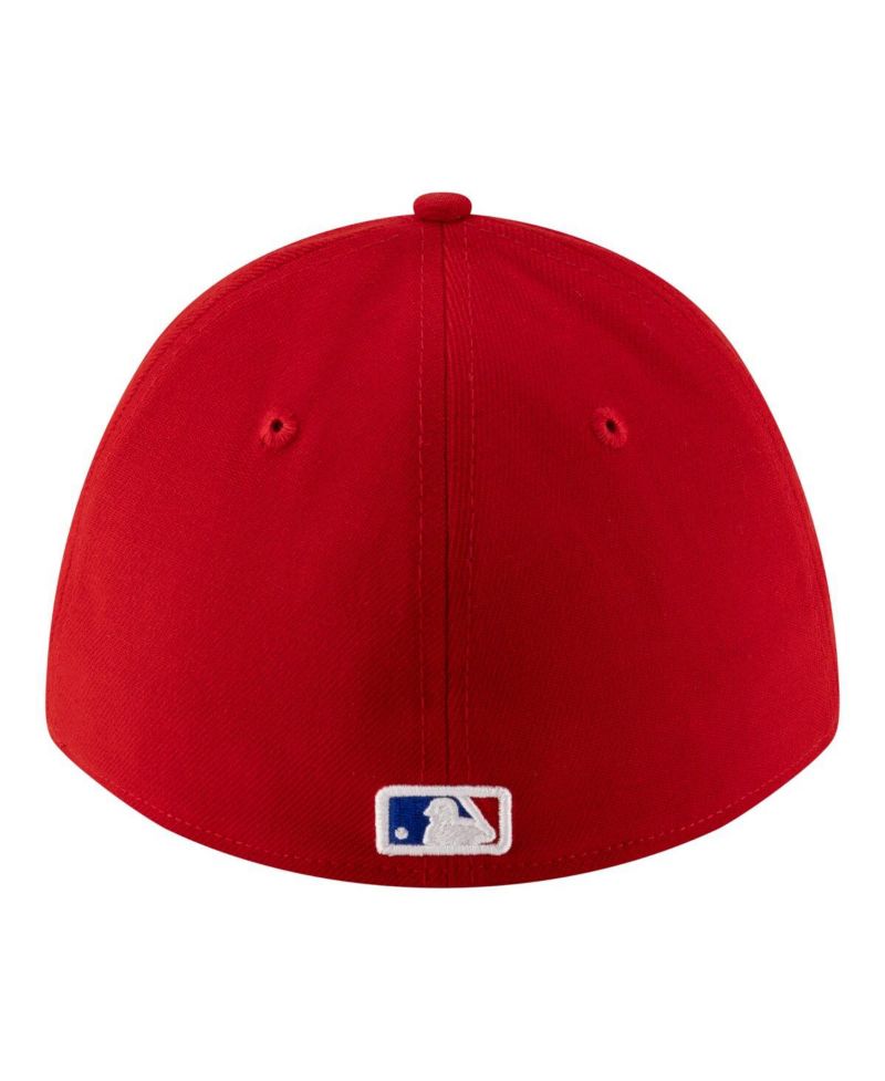 Men's Red Texas Rangers Player Replica 39THIRTY M-Crown Flex Hat