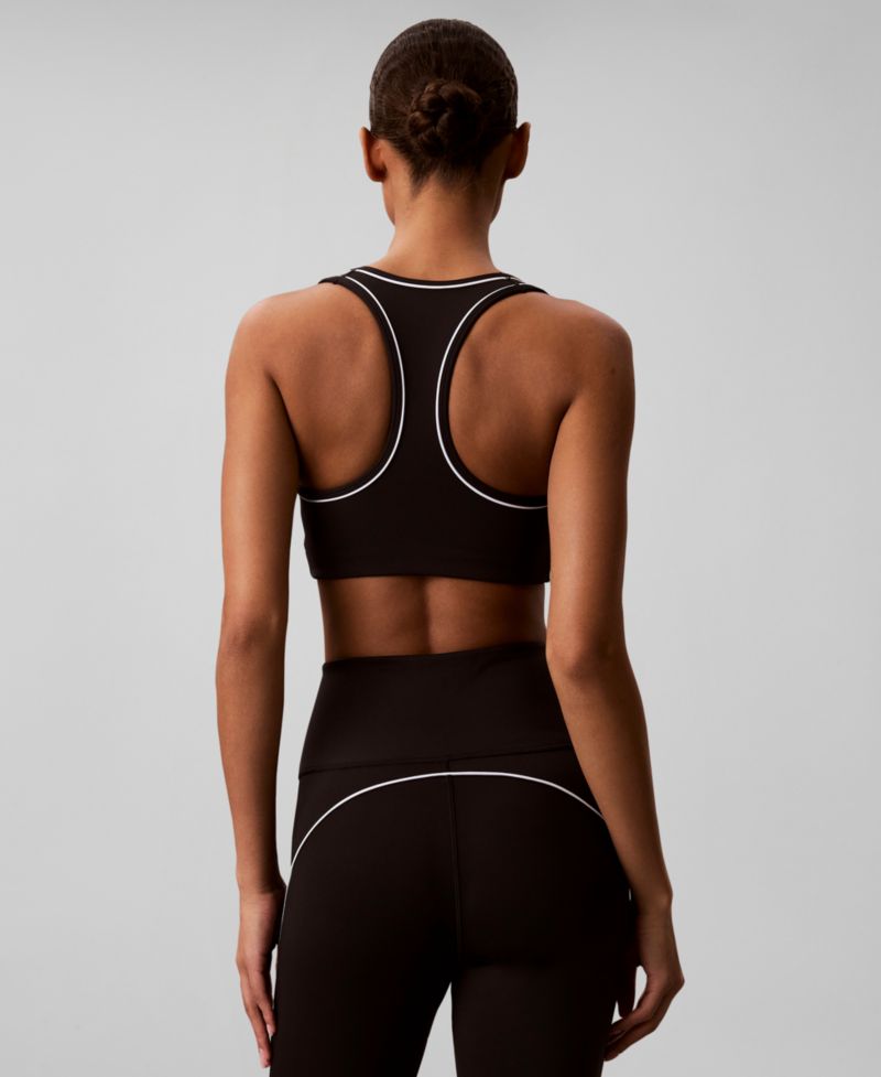 Women's Regular Icon Sport Piping Racerback Sport Bra, GWS6K349
