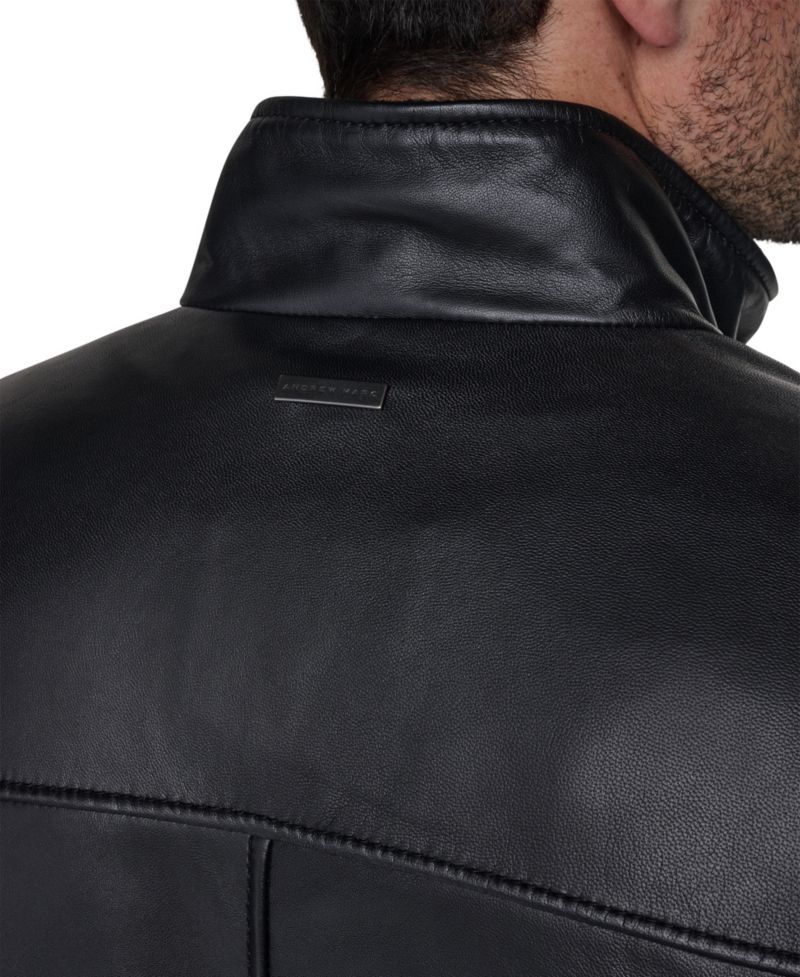 Men's Fur Lined Leather Jacket
